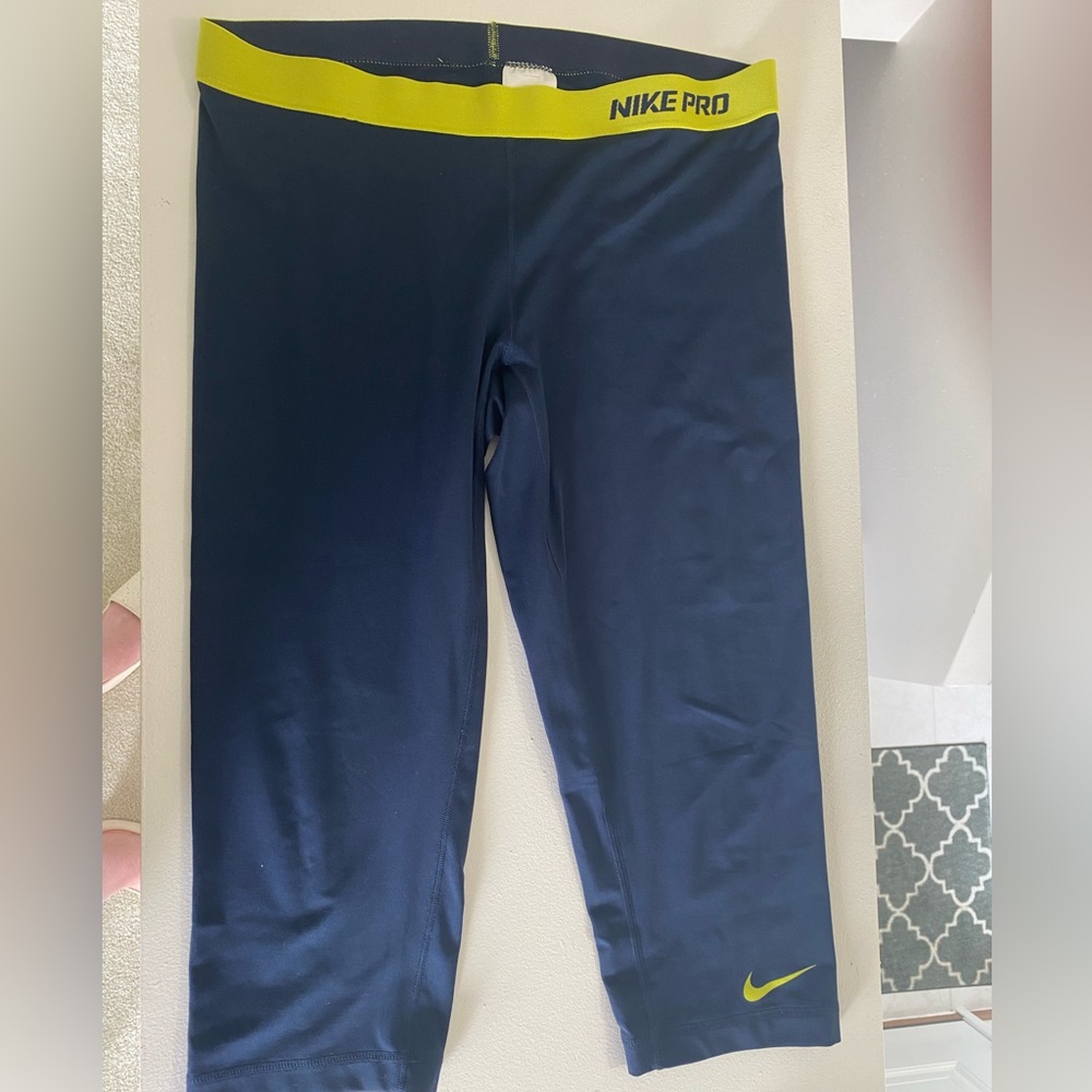 Navy XL Capri by Nike Pro